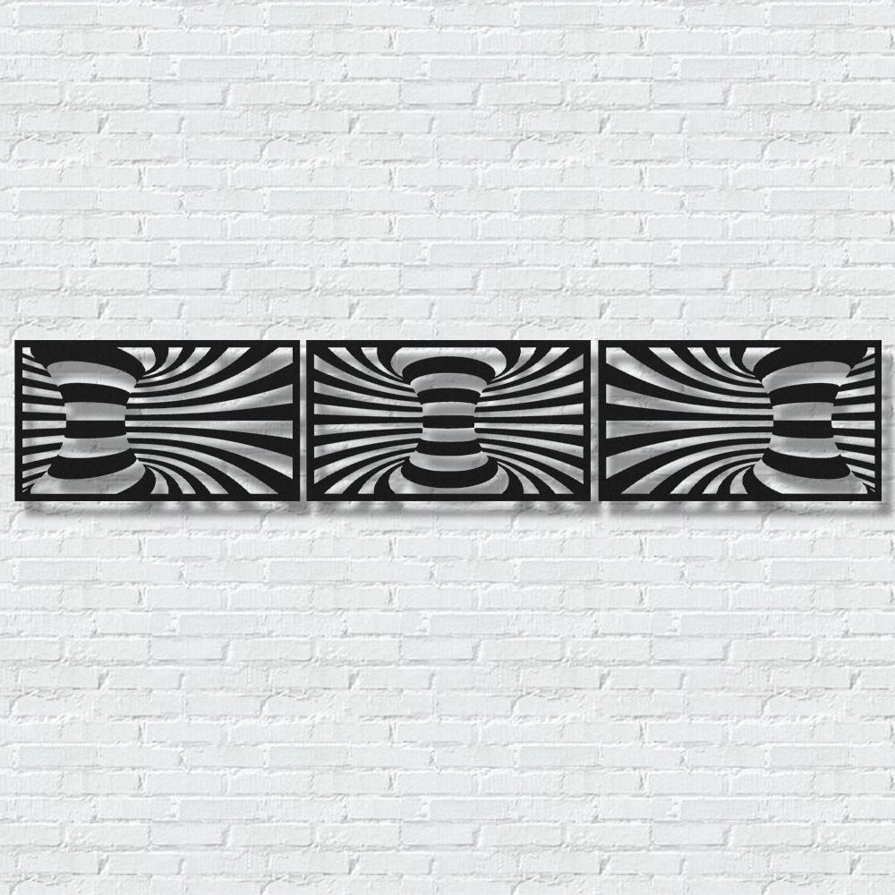 ・"Spiral Trio"・Premium Metal Wall Art - Limited Edition | Artdesigna Glass Printing Wall Arts.