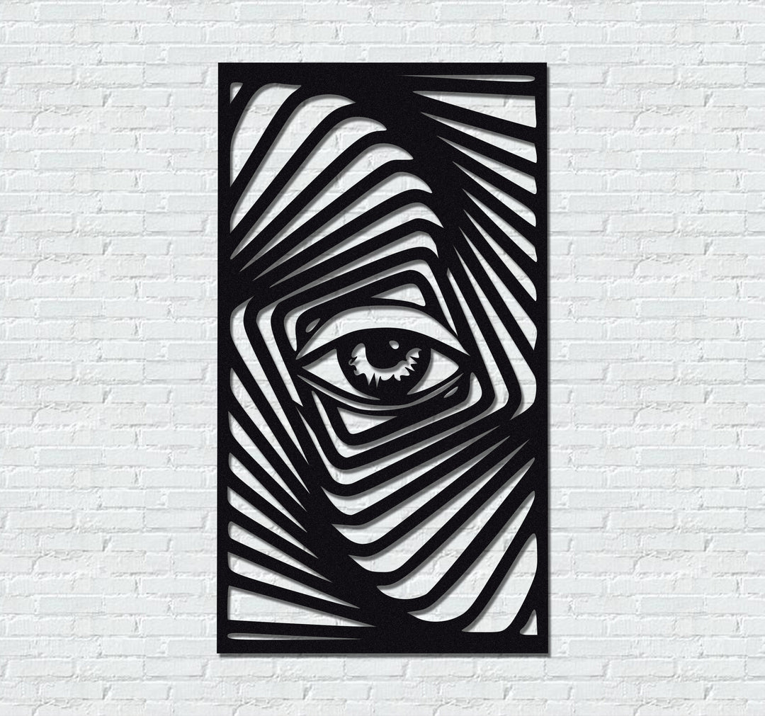 ・"Zebra Eye"・Premium Metal Wall Art - Limited Edition | Artdesigna Glass Printing Wall Arts.