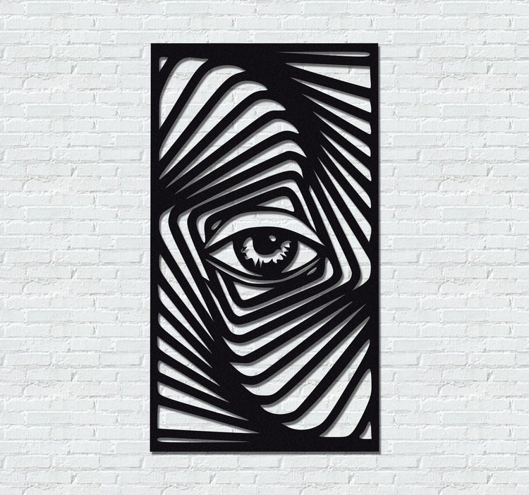 ・"Zebra Eye"・Premium Metal Wall Art - Limited Edition | Artdesigna Glass Printing Wall Arts.