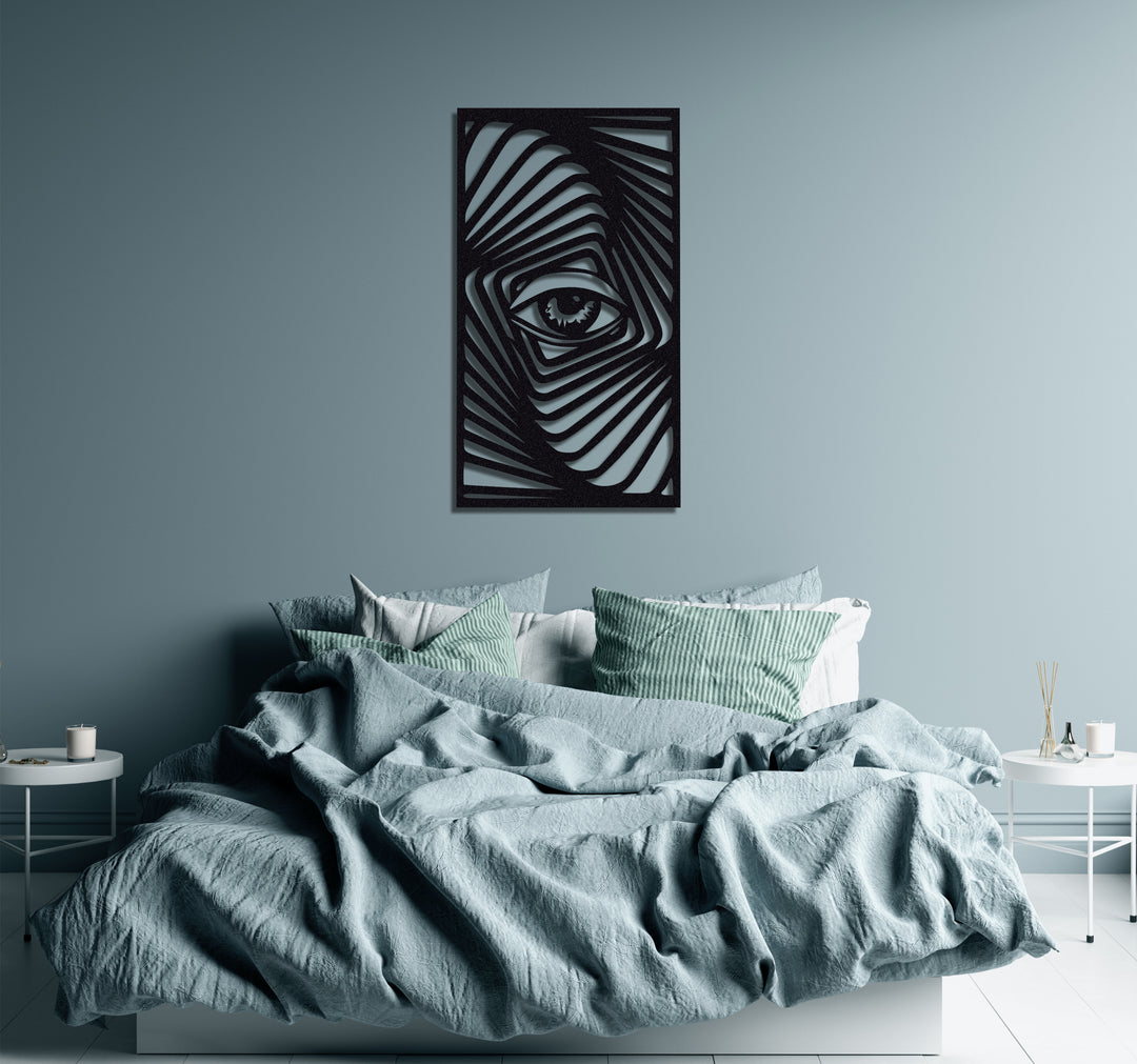 ・"Zebra Eye"・Premium Metal Wall Art - Limited Edition | Artdesigna Glass Printing Wall Arts.