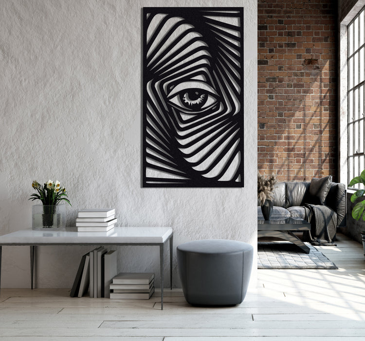 ・"Zebra Eye"・Premium Metal Wall Art - Limited Edition | Artdesigna Glass Printing Wall Arts.